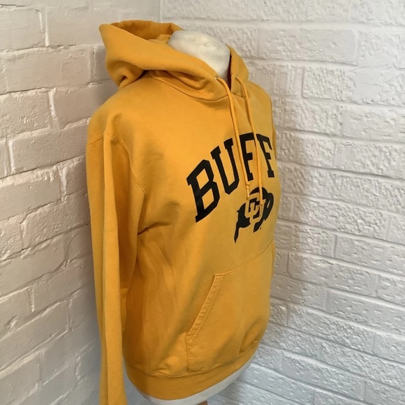 Champion Hoodie - Size S - Mustard - Buffs / Buffaloes- P2P 20” - Picture 4 of 8